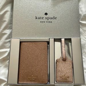 Kate Spade passport cover and luggage tag **Brand New**